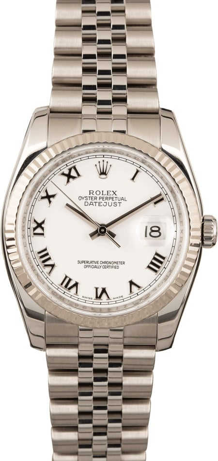 Buy Used Rolex Datejust 116234WRJ | Bob's Watches - Sku: 119812