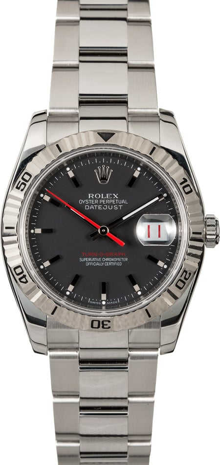 Certified Rolex Datejust Turn-O-Graph 116264