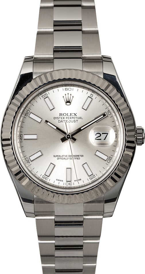 Rolex Datejust 116334 Silver Dial