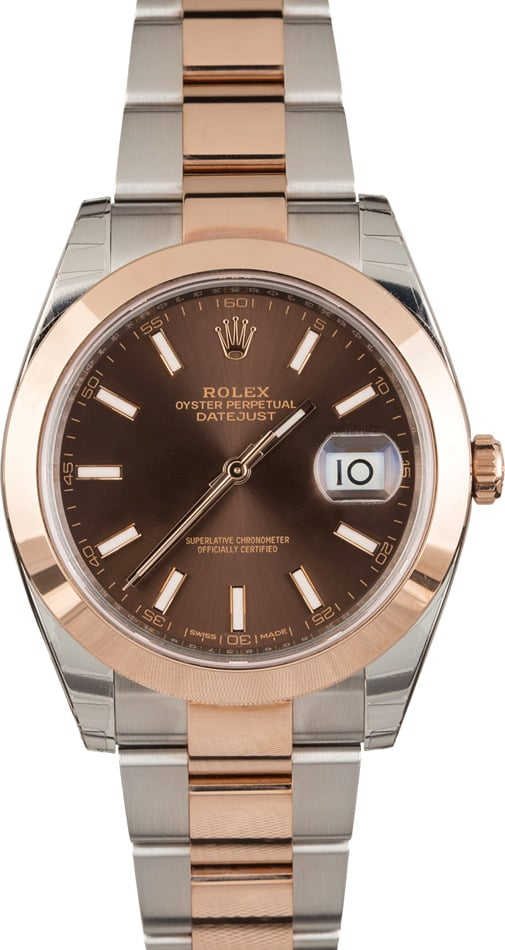 Unworn Rolex Datejust 126301 Two Tone Everose