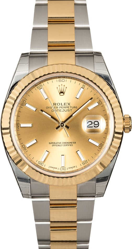 Factory Stickers Rolex Datejust 126333 Two-Tone Oyster
