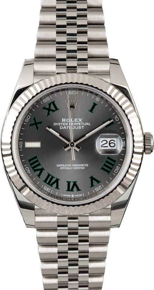 PreOwned Rolex Datejust II Ref 126334 Slate Roman Dial