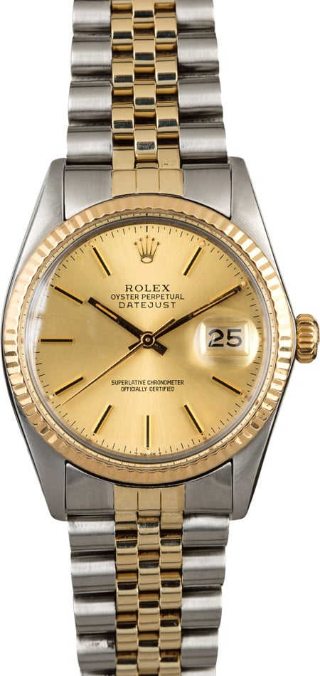 Certified Men's Rolex Datejust 16013