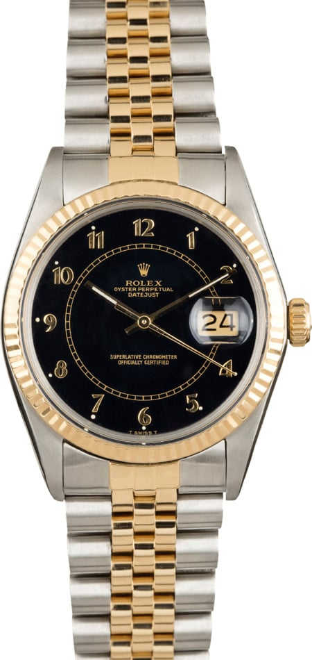 Rolex Datejust 16013 Blue Arabic Dial