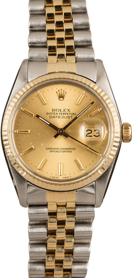 Pre-Owned Rolex 36MM Two-Tone Datejust 16013
