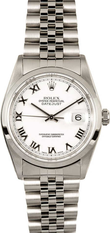 Rolex Datejust 16200 Roman 100% Authentic