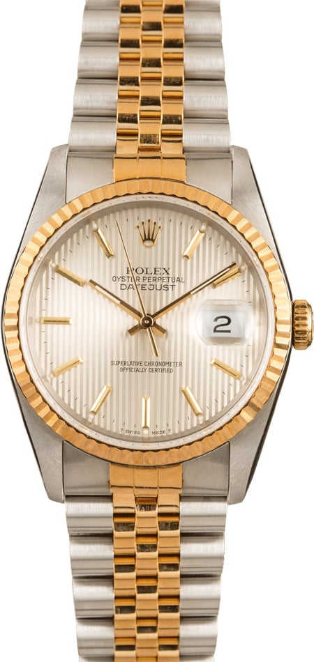 Unpolished Rolex Datejust 16233