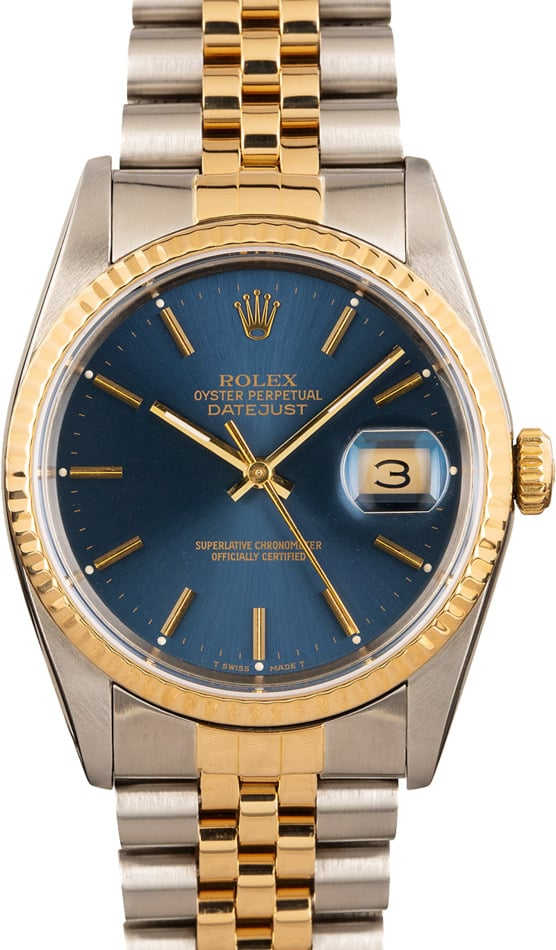 Buy Used Rolex Datejust 36 16233 | Bob's Watches - Sku: 172785