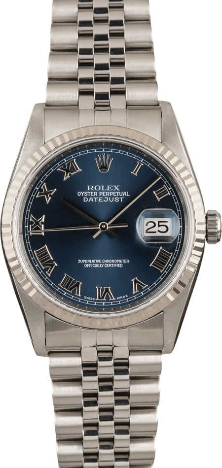 rolex 16234 blue dial