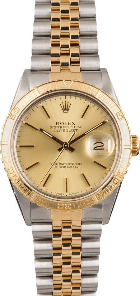 Used Rolex Thunderbird DateJust 16253 Two Tone