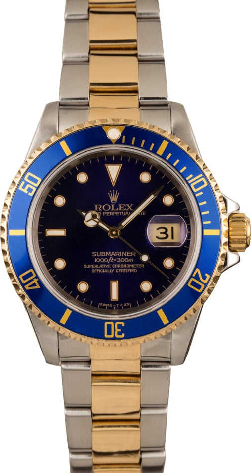 Used Rolex Thunderbird Datejust 16253 Champagne Jubilee Dial