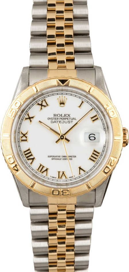Used Rolex Datejust Turn-O-Graph 16263 Jubilee
