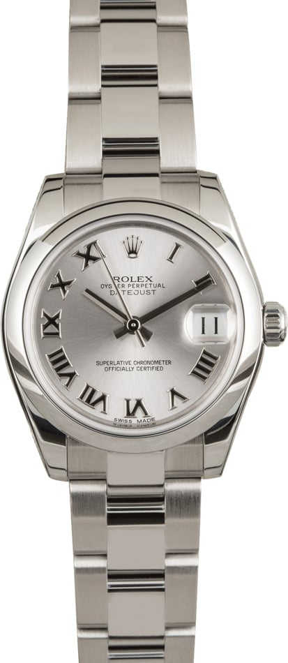 Rolex Datejust 178240 Rhodium Roman Dial