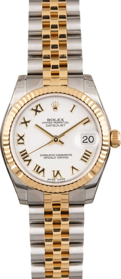 Unworn Rolex Datejust 178273 White Dial