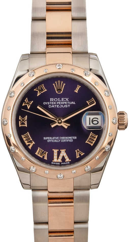 Mid-Size Rolex Datejust 178341 Diamonds