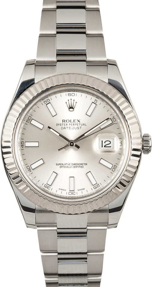 Rolex Datejust 2 Silver Dial 116334