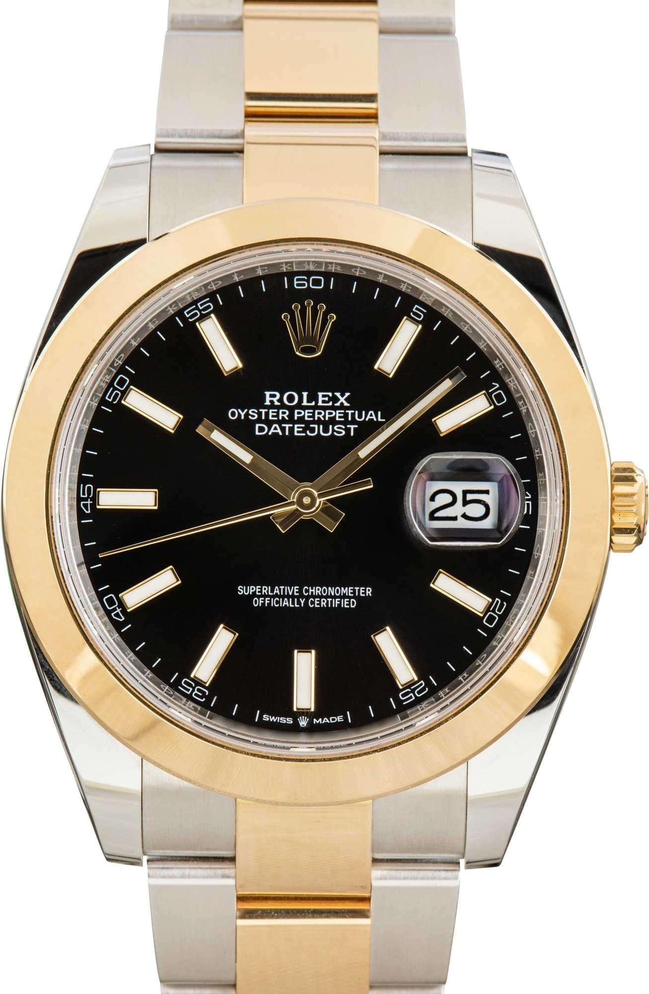 Rolex Datejust Black Dial - BobsWatches.com