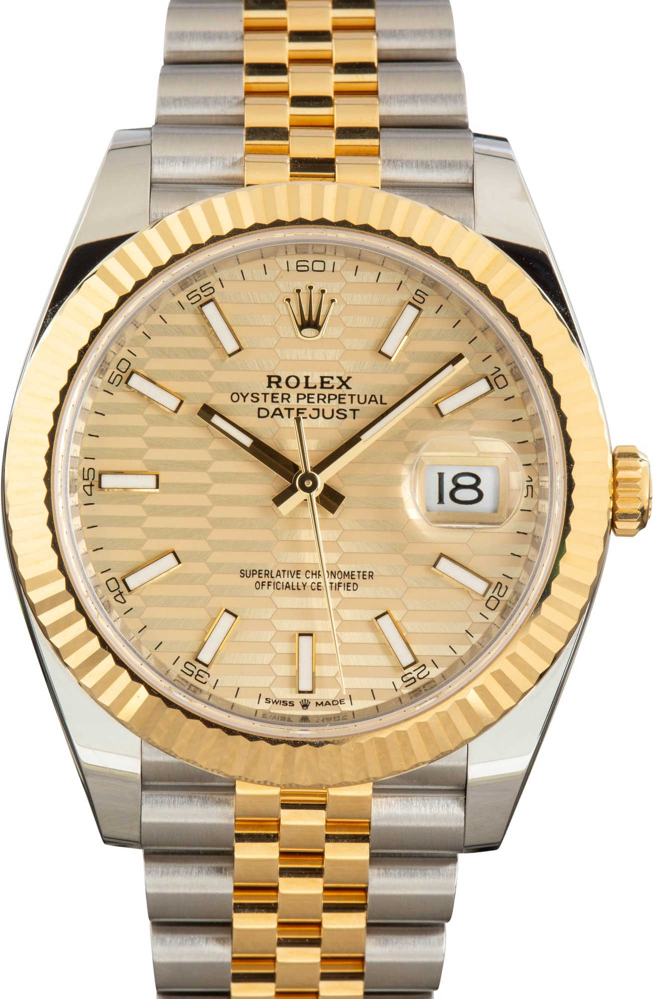 Pre-Owned Rolex Datejust 41 Ref 126333 Two Tone Jubilee