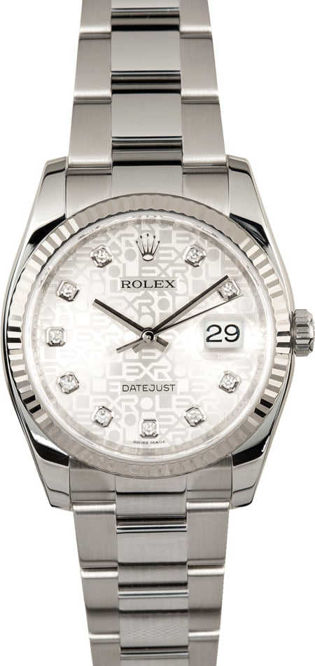 Rolex Datejust Diamond Jubilee Dial 116234