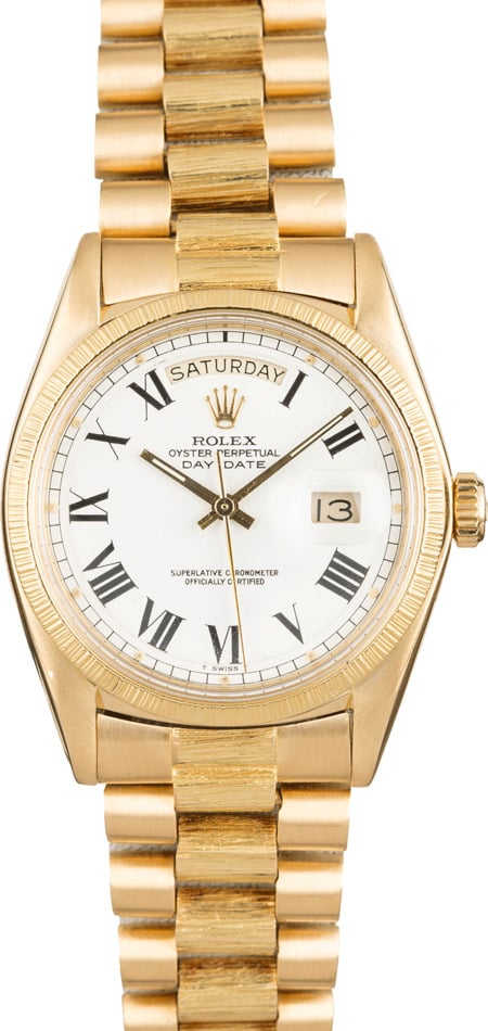 ROLLIE WATCH OUT！ Men's Rolex Day-date Watch Ref.1807 18K Yellow Gold With