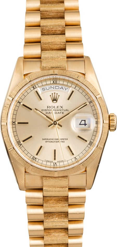 Rolex Day-Date 18248 Barked President