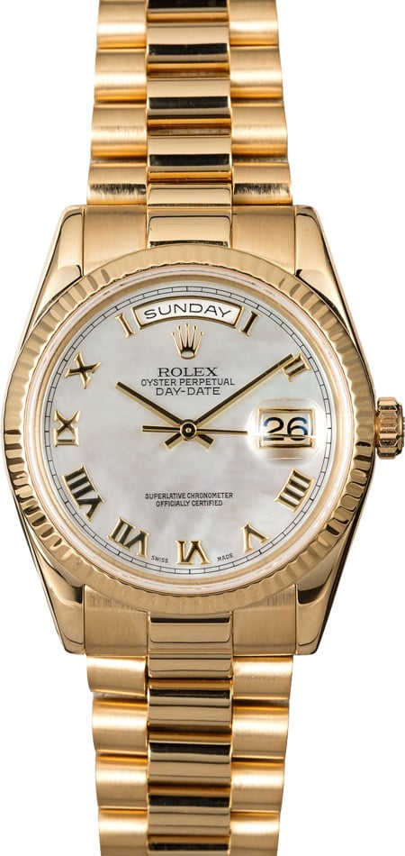 【NEW限定品】 Rolex President Pearl Of Mother 118238 トップス