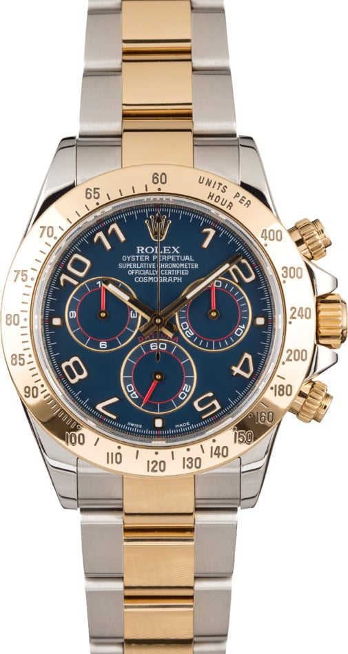 Rolex Daytona Cosmograph 116523 Blue Arabic Dial