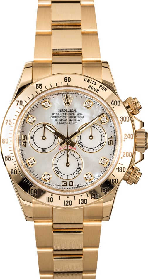 Rolex Daytona 116528MDO Mother of Pearl