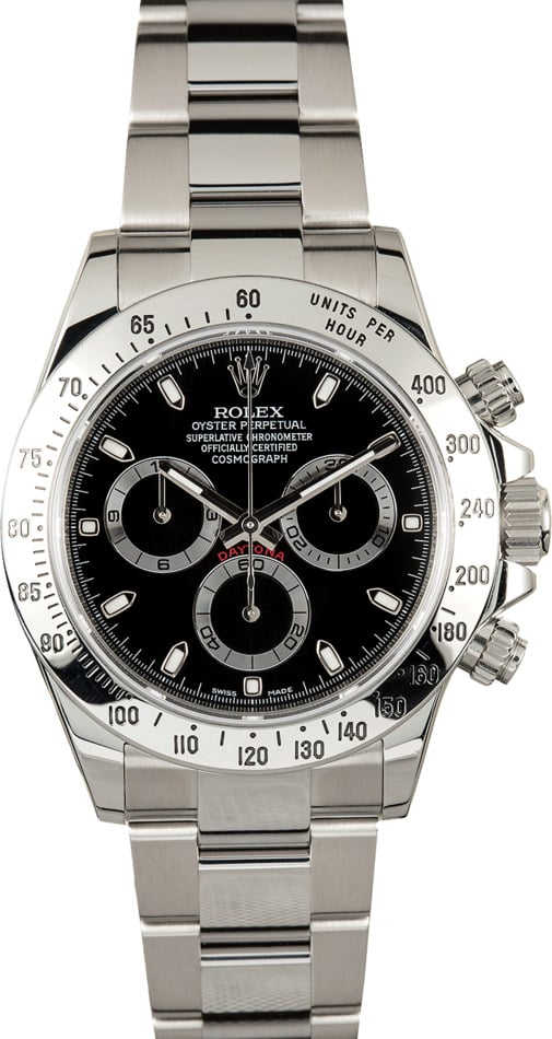 Rolex Daytona Black 116520 Certified Pre-Owned