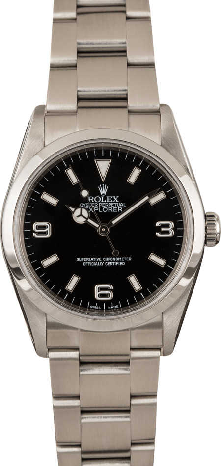 Pre Owned Rolex Explorer 114270 Steel Oyster Bracelet