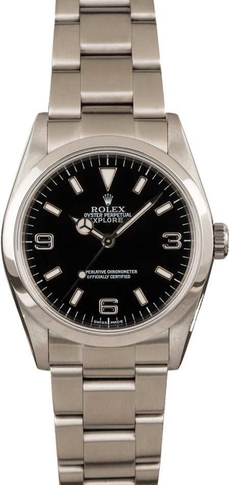 Used Rolex Steel Explorer 114270 T