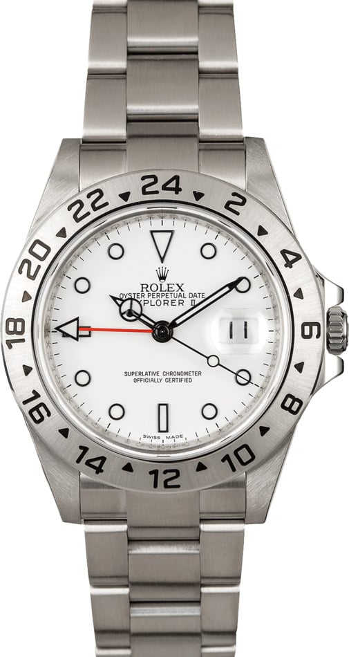 Rolex Explorer II Men's Stainless 16570