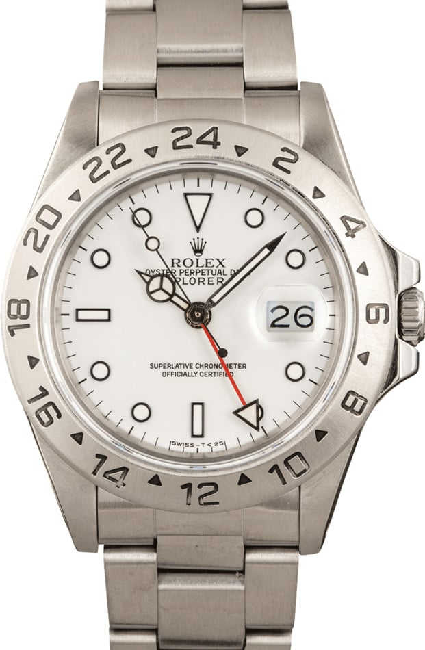 Pre-Owned Rolex Explorer II 16550 Stainless Steel