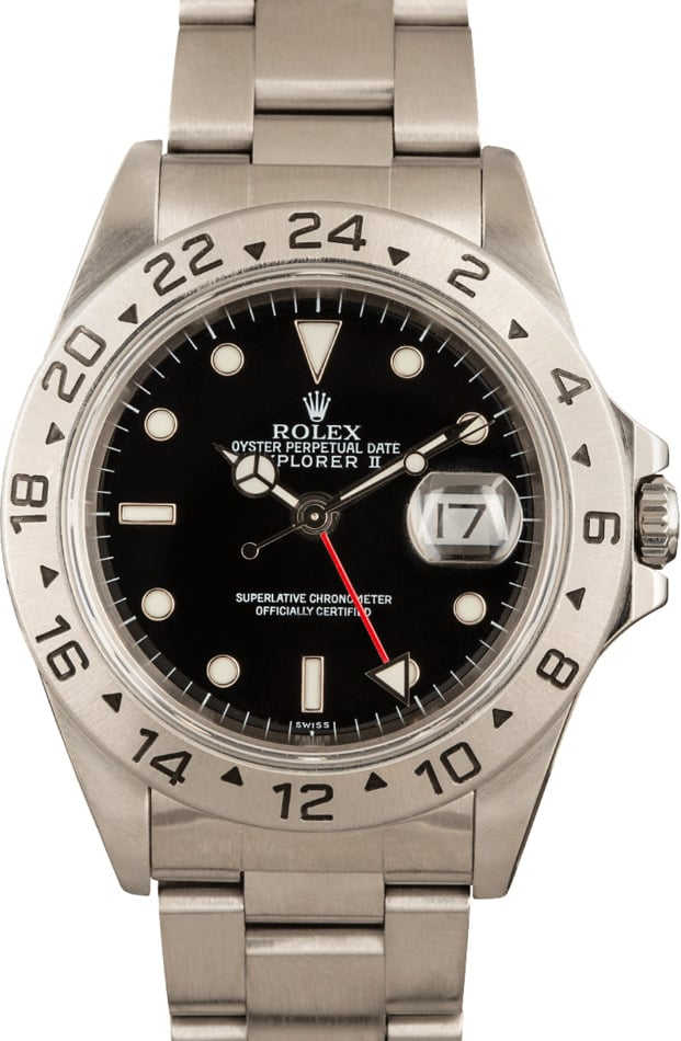 Rolex Explorer II Ref 16570 Steel Watch