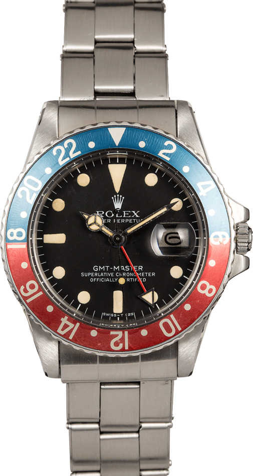 Vintage Pepsi Rolex GMT-Master 1675
