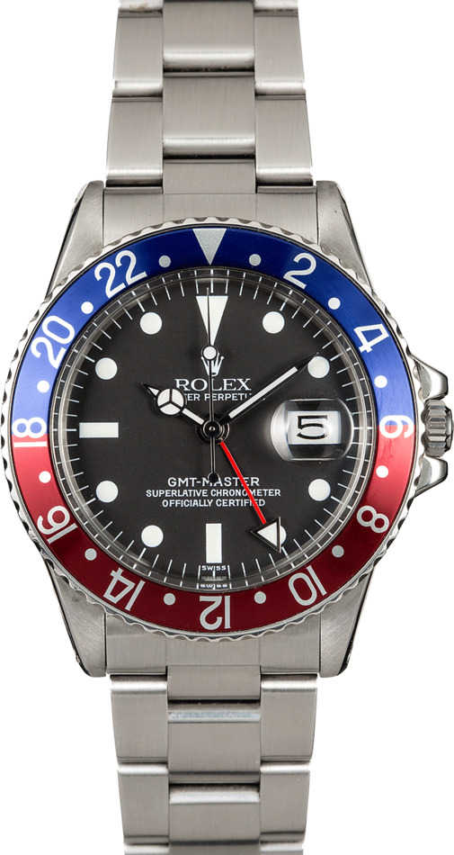 Men's Vintage Rolex GMT-Master 1675 "Pepsi"