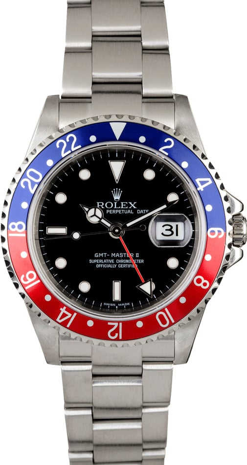 Rolex GMT-Master II Ref 16710 No Holes Case