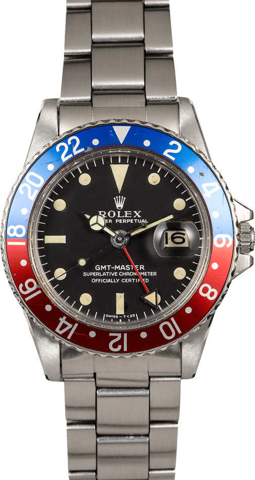 Men's Rolex GMT-Master 1675 Vintage Pepsi