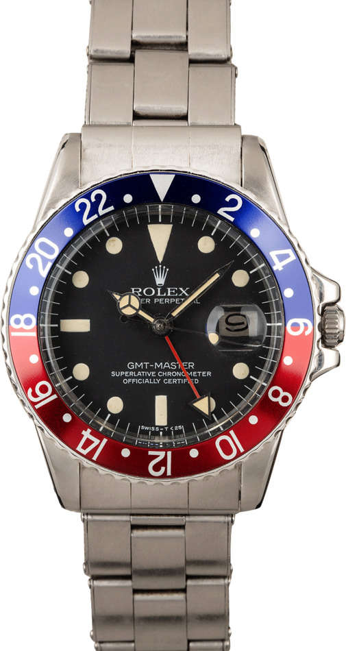 Buy Vintage Rolex GMT-Master 1675 | Bob's Watches - Sku: 115946