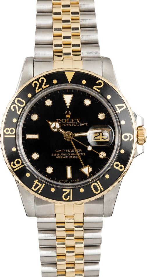 Rolex GMT-Master 16753 Black Tritium Dial