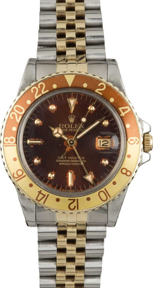 Vintage Rolex GMT-Master 16753 "Root Beer" Bezel