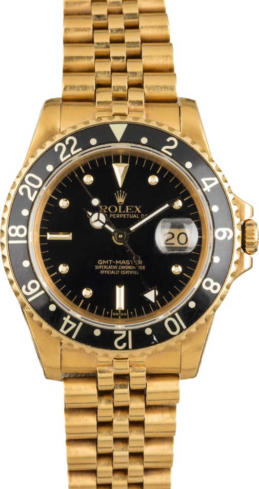 Rolex GMT-Master 16758 Black Nipple Dial