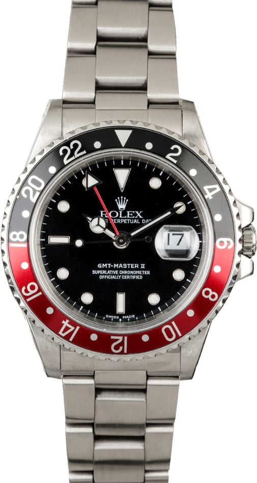 Used Rolex GMT-Master II Ref 16760 'Fat Lady Coke'