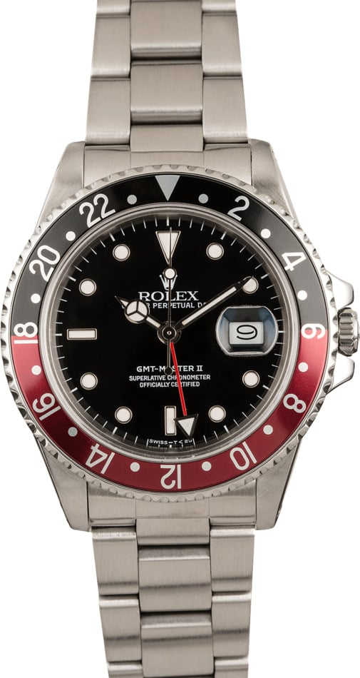Pre Owned Rolex GMT Master II 16760 "Coke" Bezel