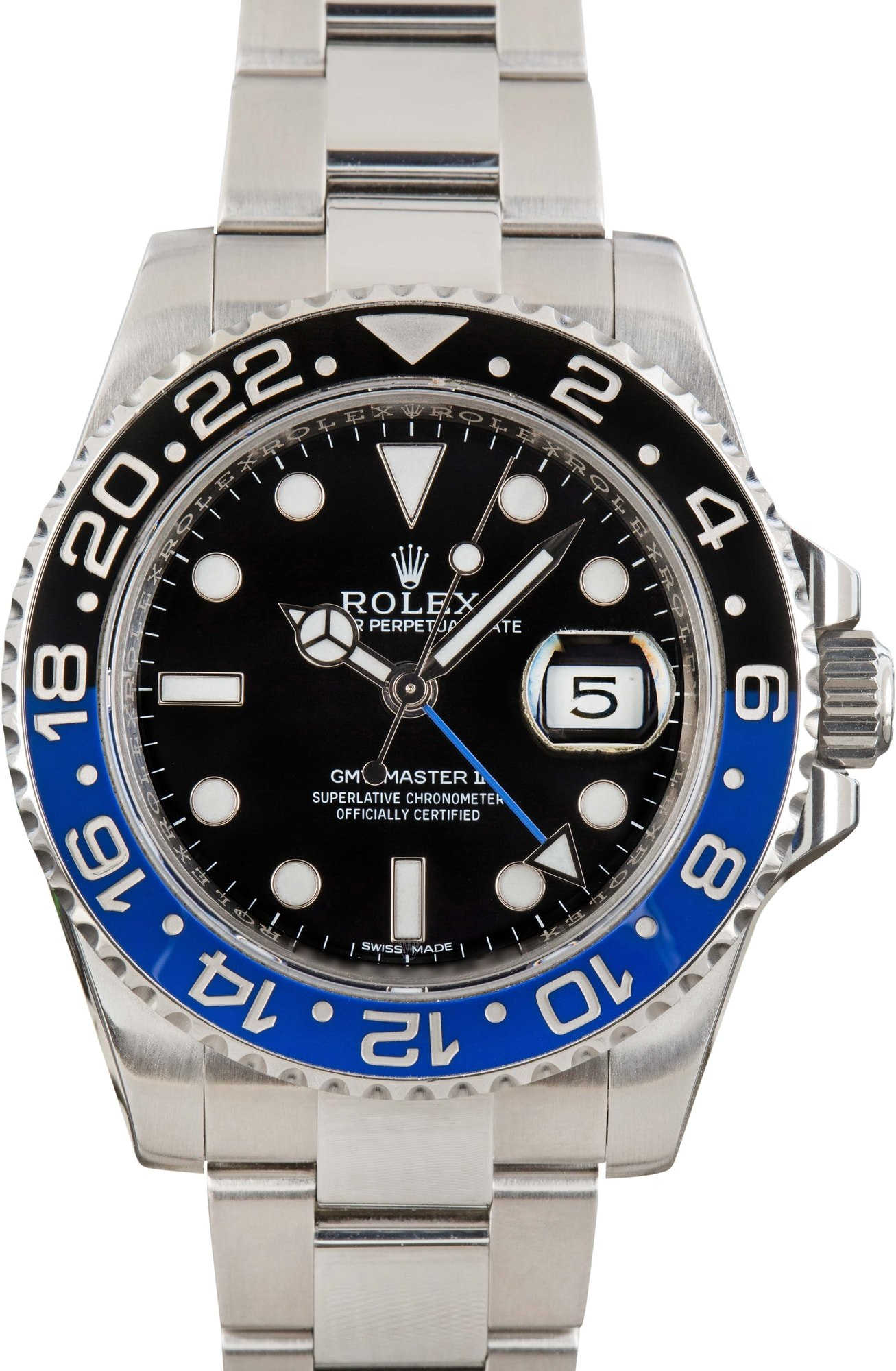 Rolex GMT-Master II Ref 116710 "Batman" Insert