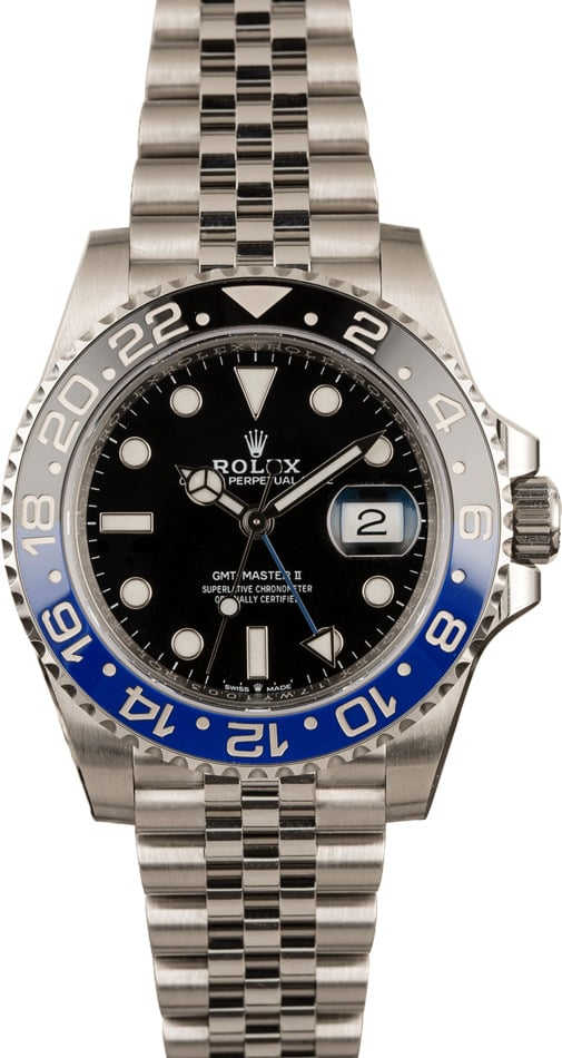 New Model Rolex GMT-Master 126710 Stainless Steel 2019 Jubilee 'Batman' T