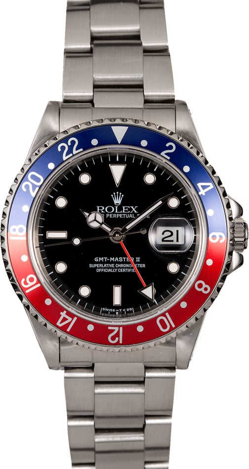 114999 Rolex GMT-Master II 16710 Pepsi Bezel