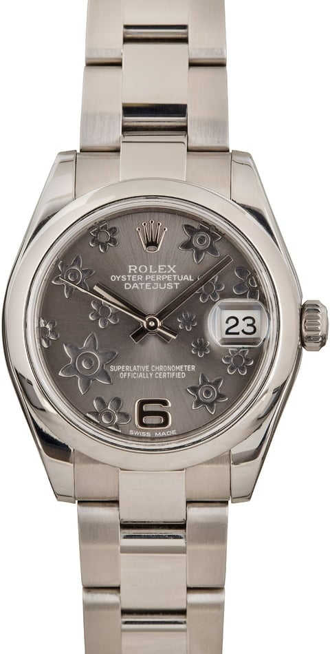 Ladies Rolex Datejust 178240 Floral Dial