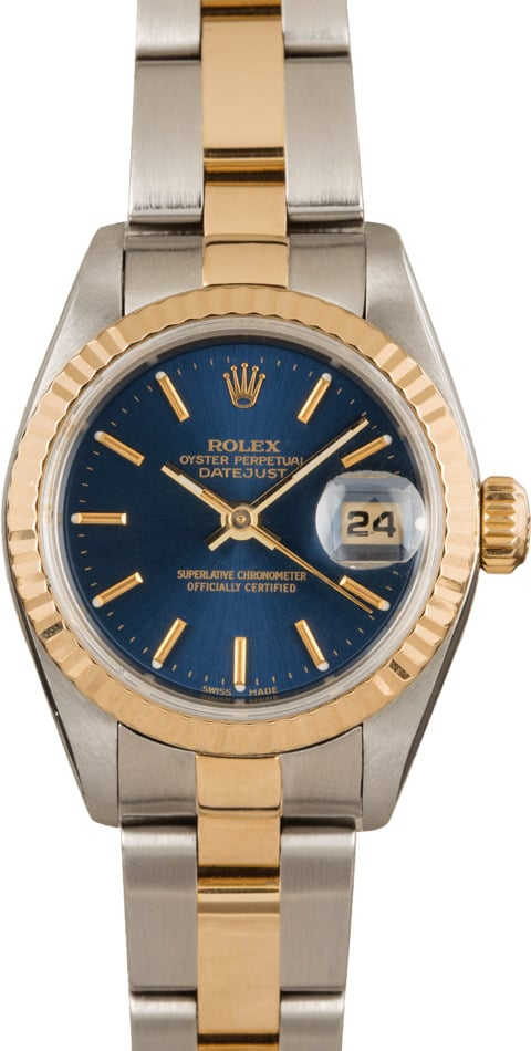 Rolex Ladies Datejust 79173 Blue Index Dial
