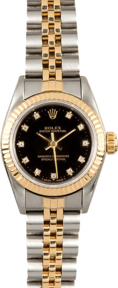 Buy Used Rolex Lady Oyster Perpetual 67193 | Bob's Watches
